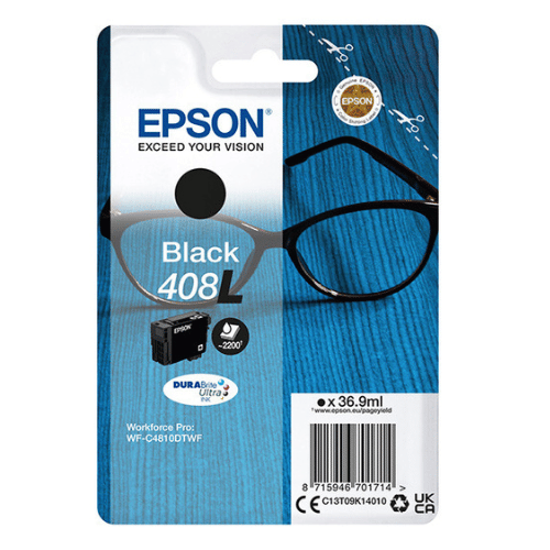 Epson 408L (C13T09K14010) black - originálny Epson 408L (C13T09K14010) black - originálny